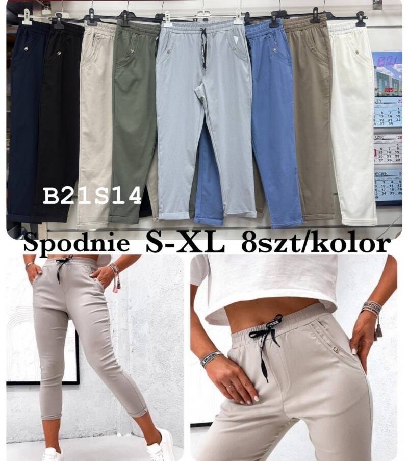 Spodnie damskie Roz S-2XL, Mix Kolor Paczka 8 szt